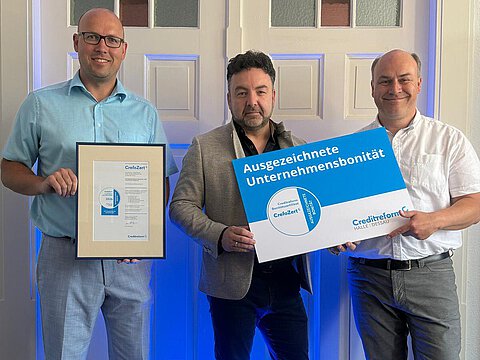 GFZ ausgezeichnet von Creditreform